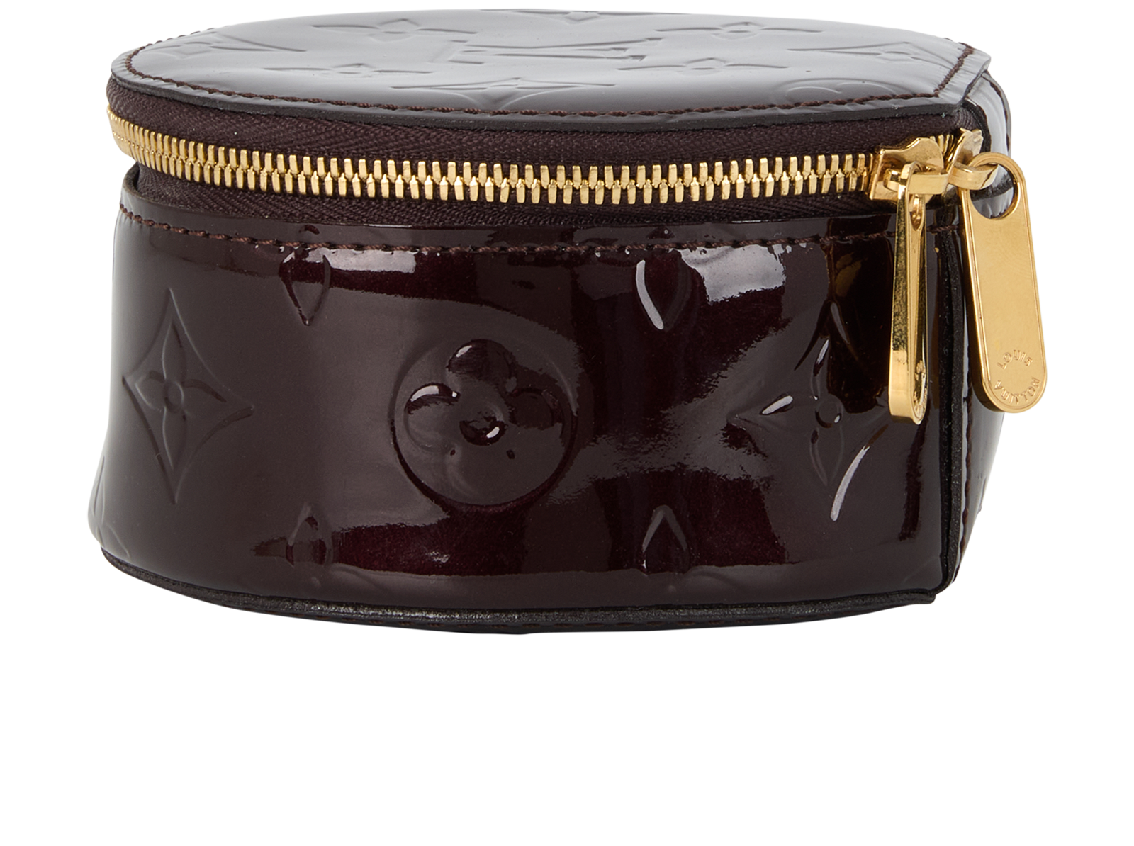 Louis Vuitton Bijoux Jewellery Case, &pound;390, Handbags, Purple, Patent Leather, Bottom view